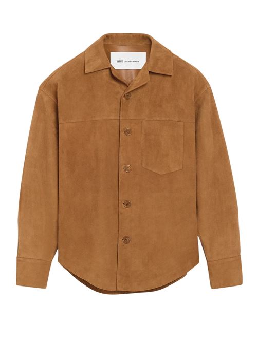 Suede Overshirt AMI PARIS | USH826LH0059236